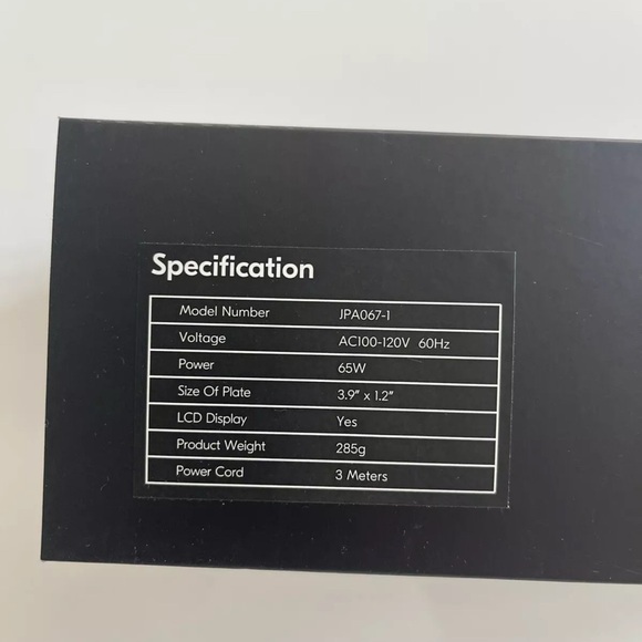 JRL Forte Pro Straight And Curl Iron - Picture 3 of 3